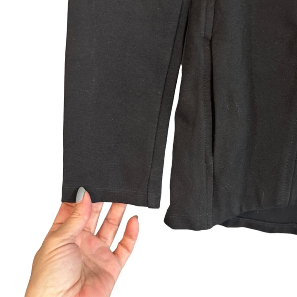 Olivaceous Black Asymmetrical Zipper Basic Jacket… - image 5